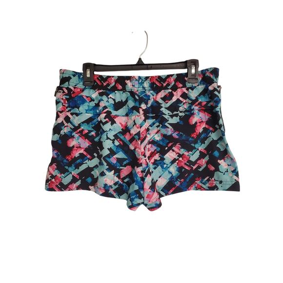 Women's Fabletics "Eloise" Floral Athletic Shorts with Zip Pockets | Size Large - Picture 2 of 8